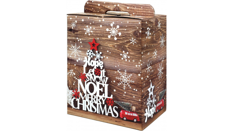 Scatola cm.28x20,5x34 snowflakes