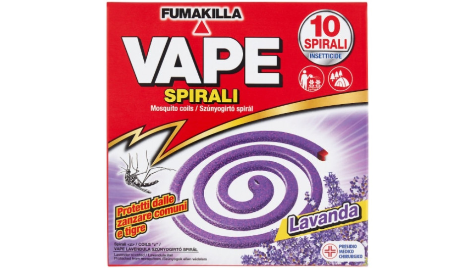 VAPE Spirali Profumate 10 Pezzi