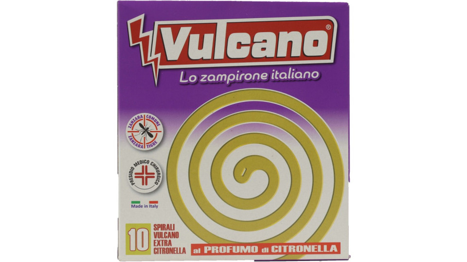 Vulcano spirali profumazioni assortite pz.10
