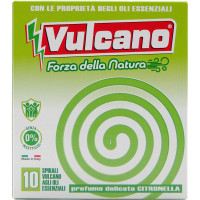 Vulcano spirali antizanzare con oli essenziali x10