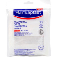 Hansaplast compressa sterile 10x10 cm pz.10