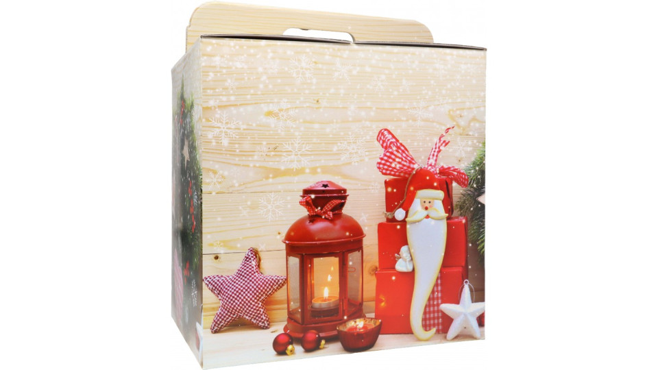 Scatola con maniglia cozy christ. cm.33x24x34