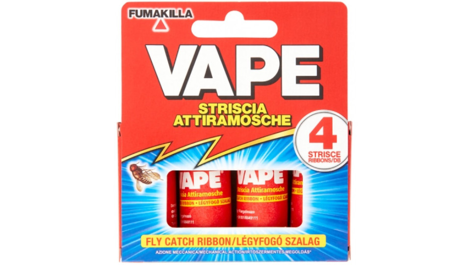 Vape striscia attira mosche x4