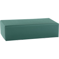 Cantinetta 2 bottiglie cm.34x19x9 fibra verde