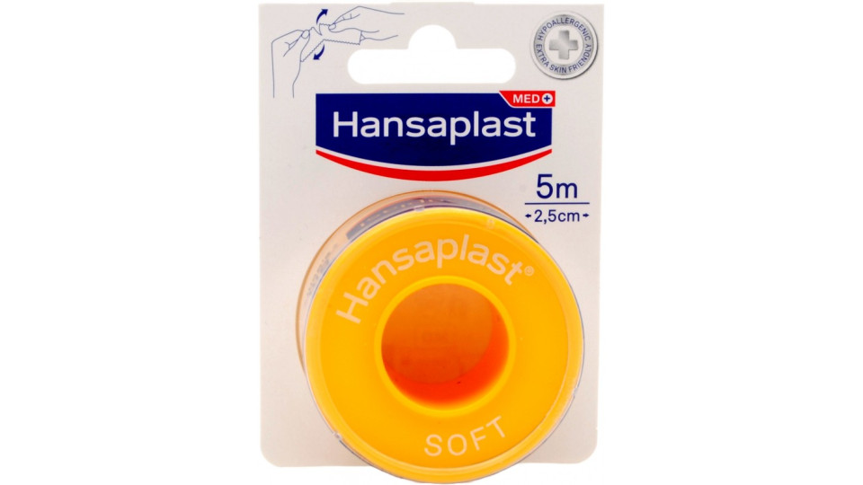 Hansaplast cerotto rocchetto soft cm,2,5 x mt.5