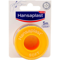 Hansaplast cerotto rocchetto soft cm,2,5 x mt.5