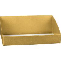 Vassoio cm.32x40x15 fibra oro
