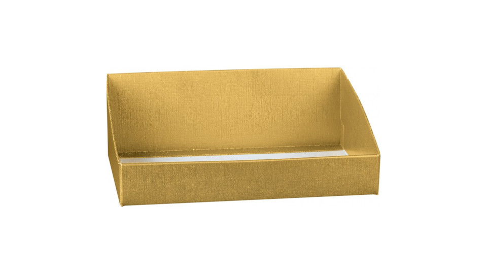Vassoio cm.32x40x15 fibra oro