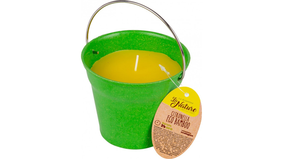 La nature secchiello con citronella eco bamboo x6