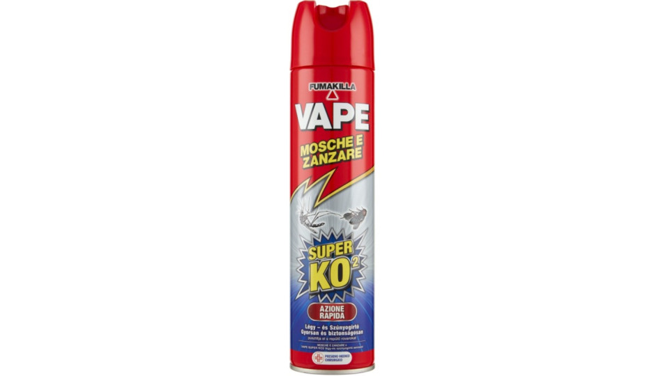 VAPE Mosche e Zanzare Spray 400 ml.