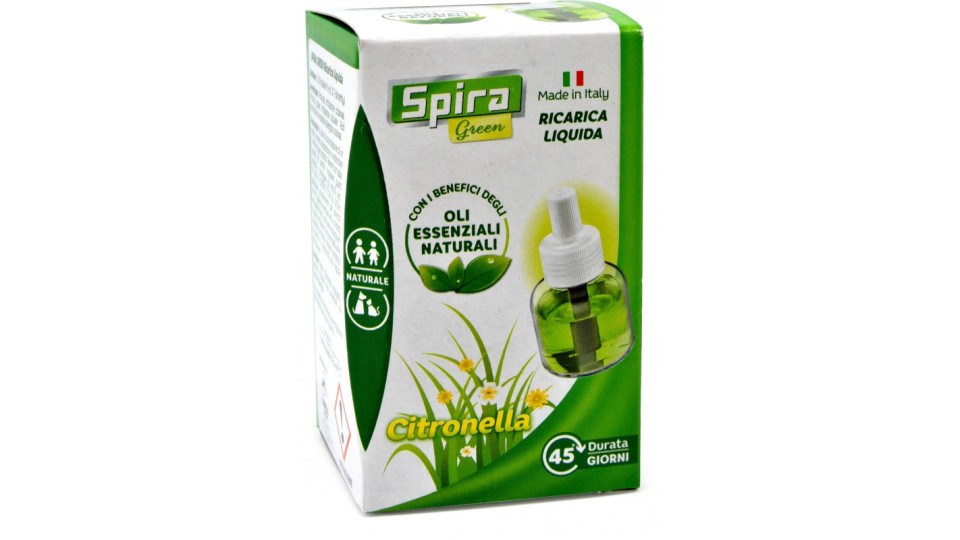 Spira green ricarica liquida 22,5 ml.