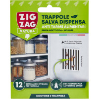 Zig Zag Natura Salva Dispensa Trappole Anti Tarme Alimentari 2 pz
