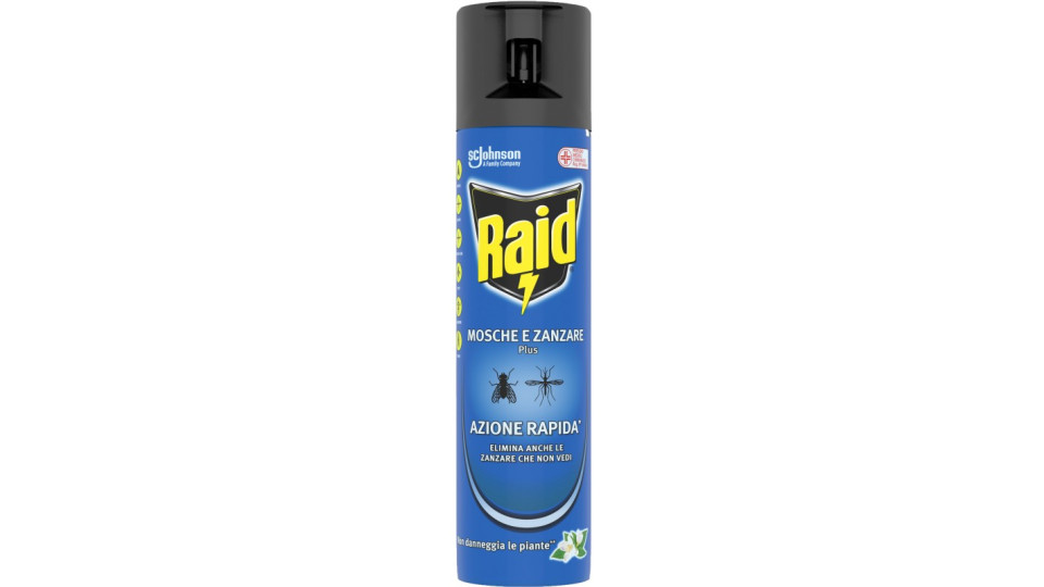 Raid mosche e zanzare rapido - ml.400