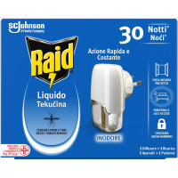 Raid Liquido Zanzare Tigre e Comuni 1 Diffusore + 1 Ricarica...