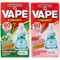 Vape magic ricarica 45+5 notti menta geranio
