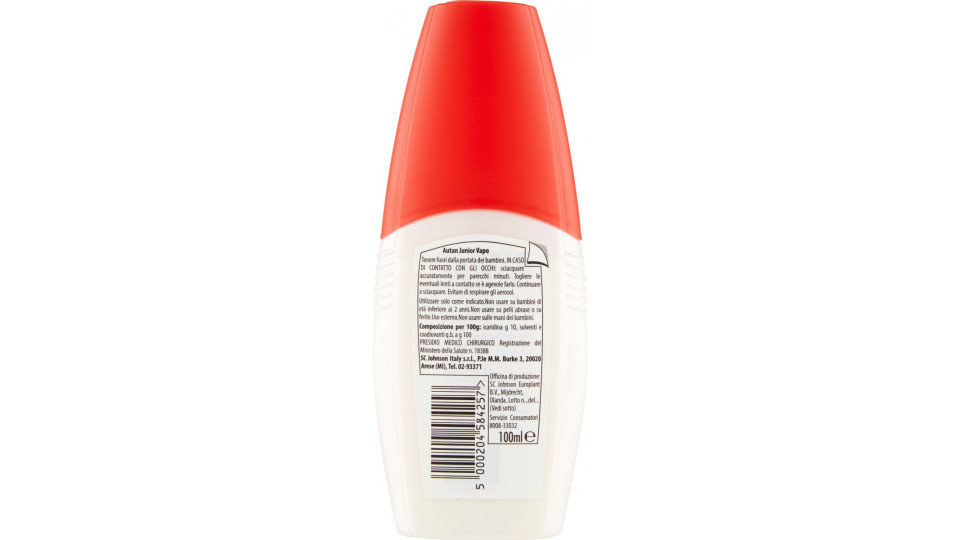 Autan junior Insetto Repellente Vapo 100 ml.