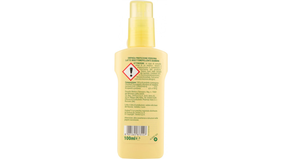 Orphea Latte Antipuntura Bambini 100 ml