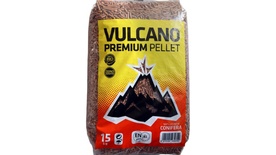 Pellet vulcano di conifera kg.15