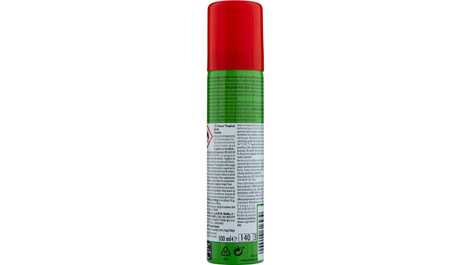 Autan tropical Insetto Repellente Spray 100 ml.