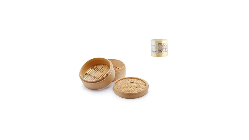 Cottura al vapore: Cuocivapore bamboo 3 pz cm 12,5