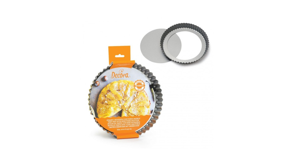 Teglie e stampi: Stampo crostata fondo mobile ã 25 x h 3,5 cm