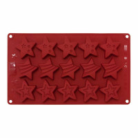Teglie e stampi: Stampo antiaderente 15 mini cakes stars