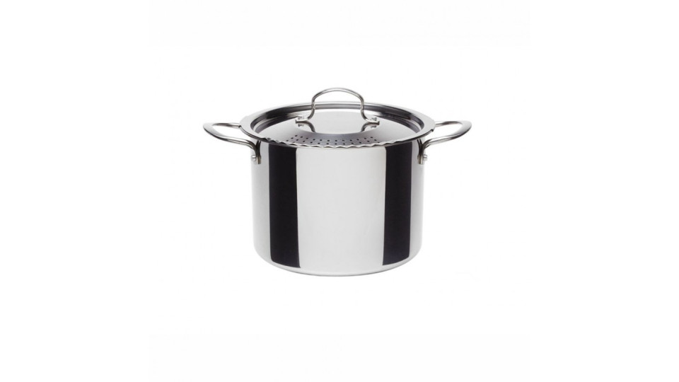 Pentole in acciaio: Grancucina pasta pot basic 22 cm con...
