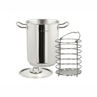 Cotture speciali: Grancucina asparagera 16 cm con coperchio