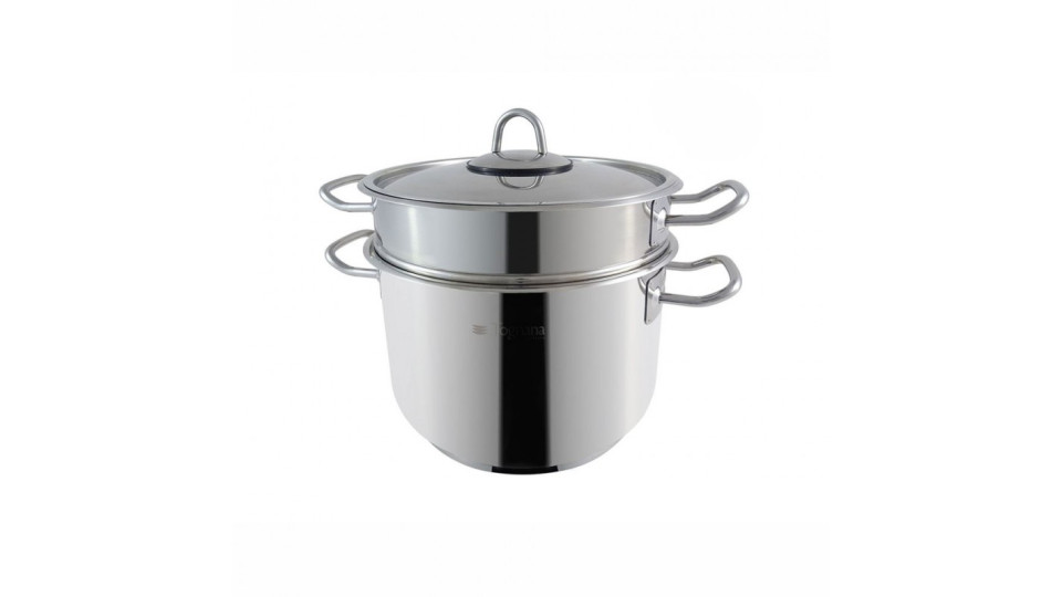 Pentole in acciaio: Grancucina spaghettiera 22 cm con coperchio