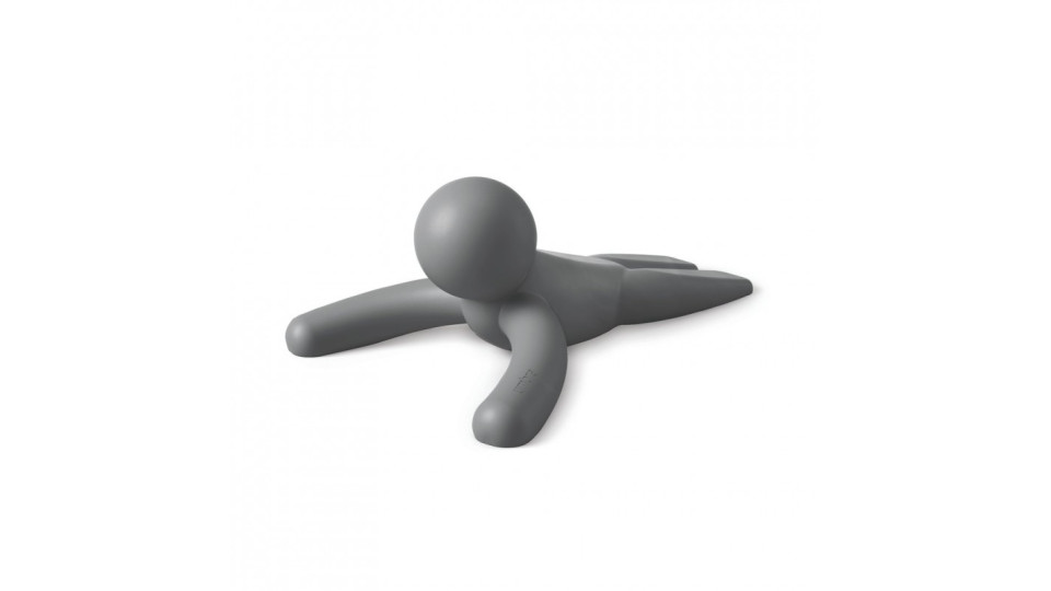 Complementi ad appoggio: Buddy fermaporta charcoal set 2 pz