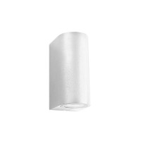 Lampada applique per esterni tiziano - colore bianco - 2xgu10...