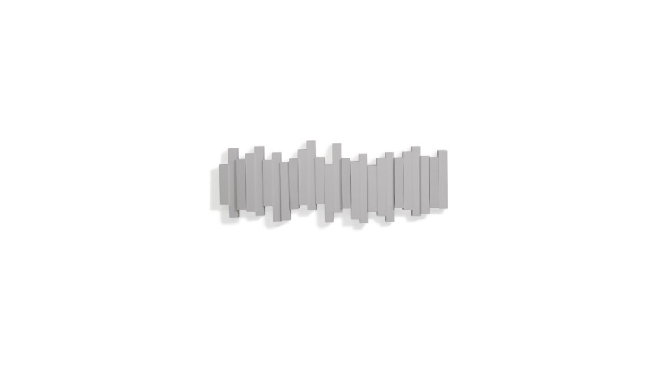 Complementi a muro: Sticks multi hook appendiabiti grey