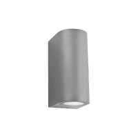 Lampada applique per esterni tiziano - colore silver - 2xgu10...