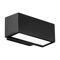 Lampada applique per esterni palladio - colore grigio 1xe27 -...