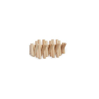 Complementi a muro: Picket appendiabiti da parete natural