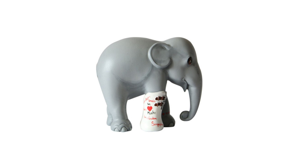 Elefantino d'autore - arte we love mosha - h cm 10 -...