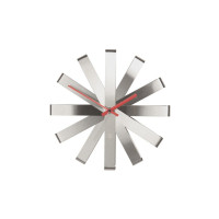 Orologi: Ribbon orologio da parete steel