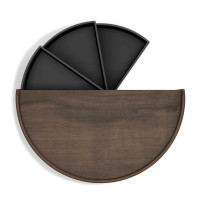 Complementi ad appoggio: Moona storage box black/walnut
