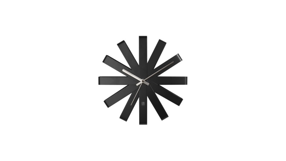 Orologi: Ribbon orologio da parete black