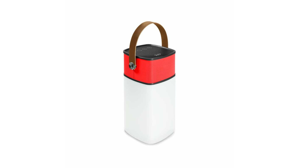 Illuminazione: Skyline speaker bluetooth con lampada led rosso