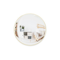 Complementi a muro: Convexa specchio 58 brass
