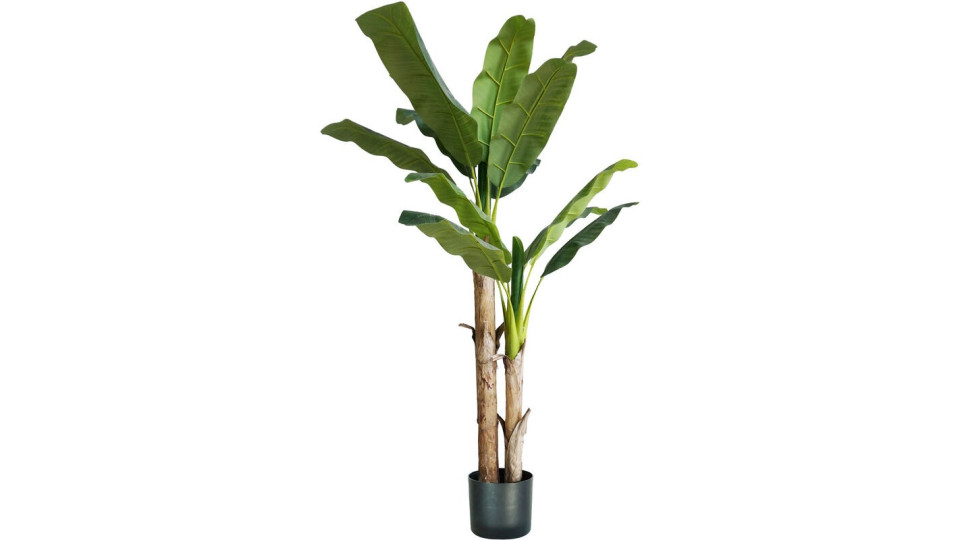 pianta finta banano h. 170 cm 17 foglie