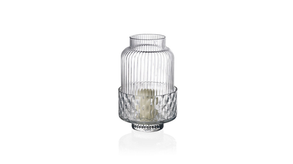 Porta candele trasparente puro - linea xyz