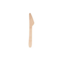 Stoviglie per outdoor: Pure coltello di legno 25 pz