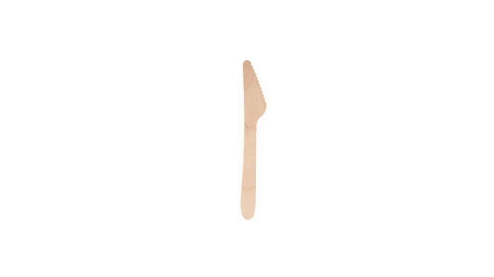 Stoviglie per outdoor: Pure coltello di legno 25 pz