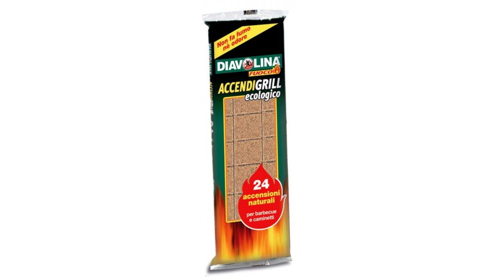 Diavolina accendifuoco eco pz.24