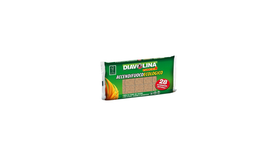 Diavolina accendifuoco eco x28