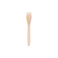Stoviglie per outdoor: Pure forchetta di legno 25 pz