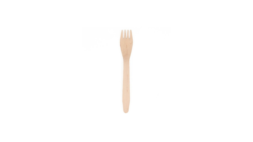 Stoviglie per outdoor: Pure forchetta di legno 25 pz