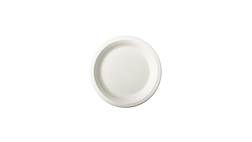 Stoviglie per outdoor: Pure piatto in canna da zucchero 18 cm...